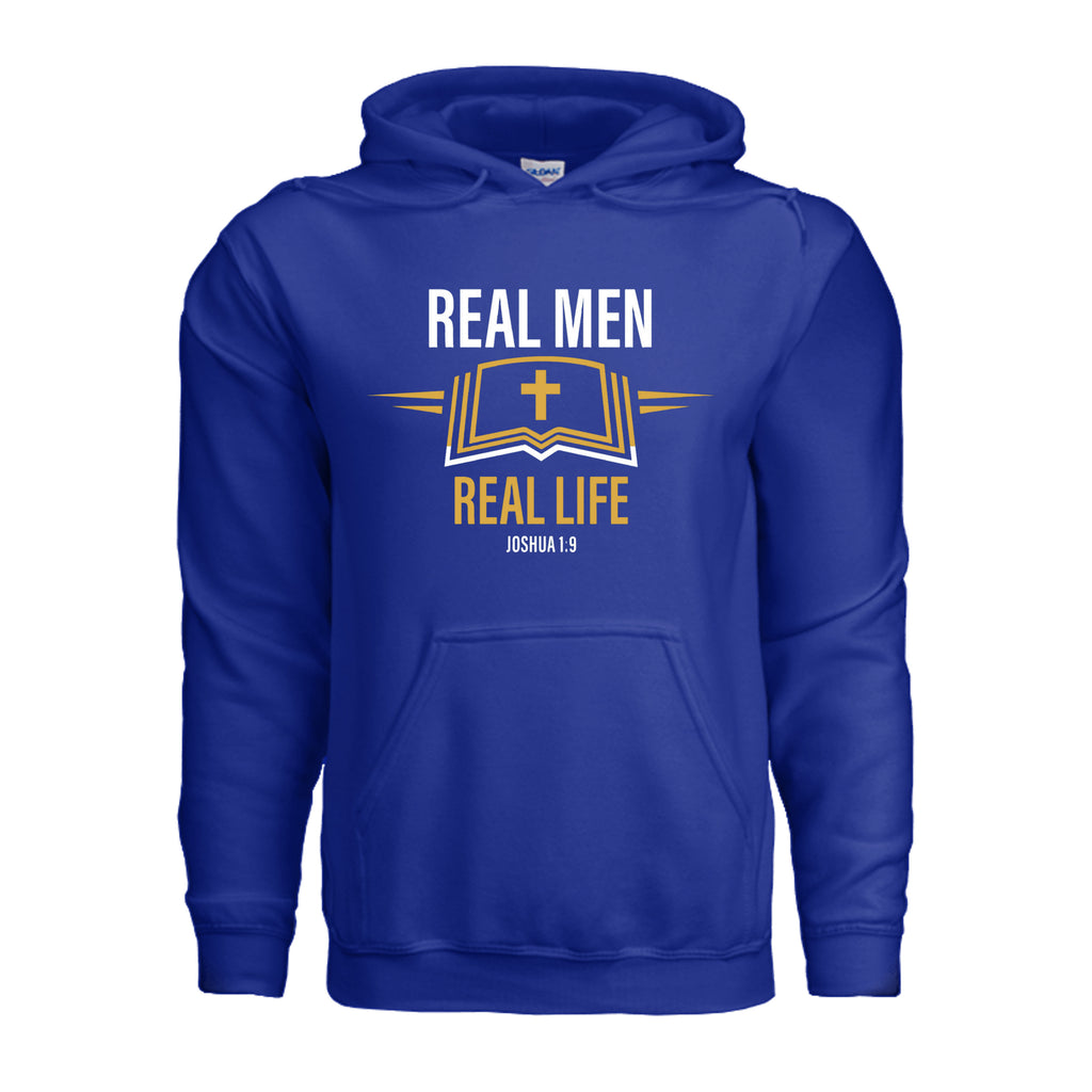 RMRL Lifestyle Hoodie Royal Blue Flat Mockup
