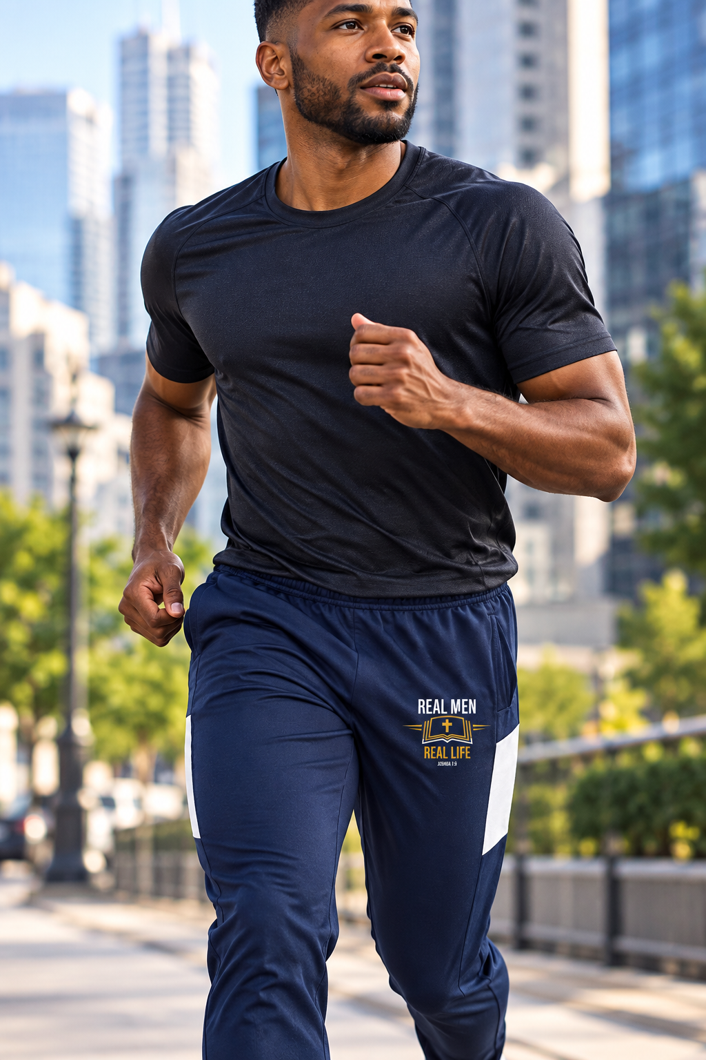 RMRL Men's Joggers - True Navy Hero