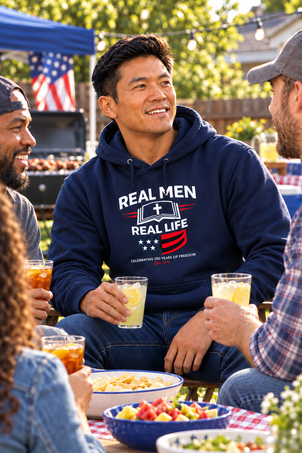 Navy - Asian Male Social Hero - Clean