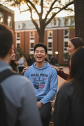 RMRL Carolina Blue Hooded Tee - Gen-Z Asian Candid Community