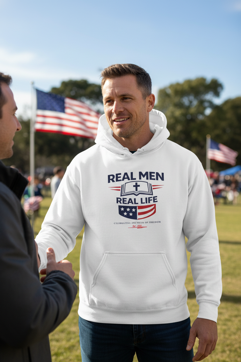 RMRL Freedom Hoodie White Hero