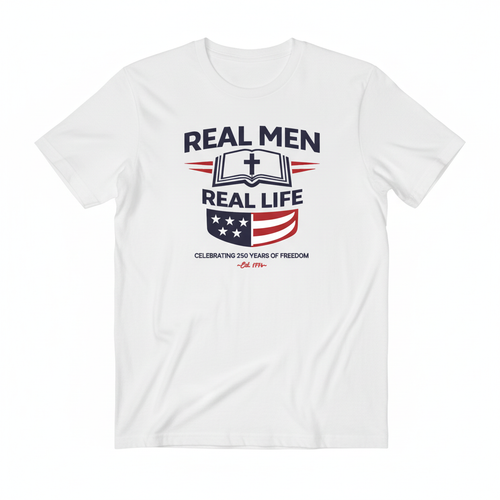RMRL Freedom Tee 250 Anniversary White Mockup