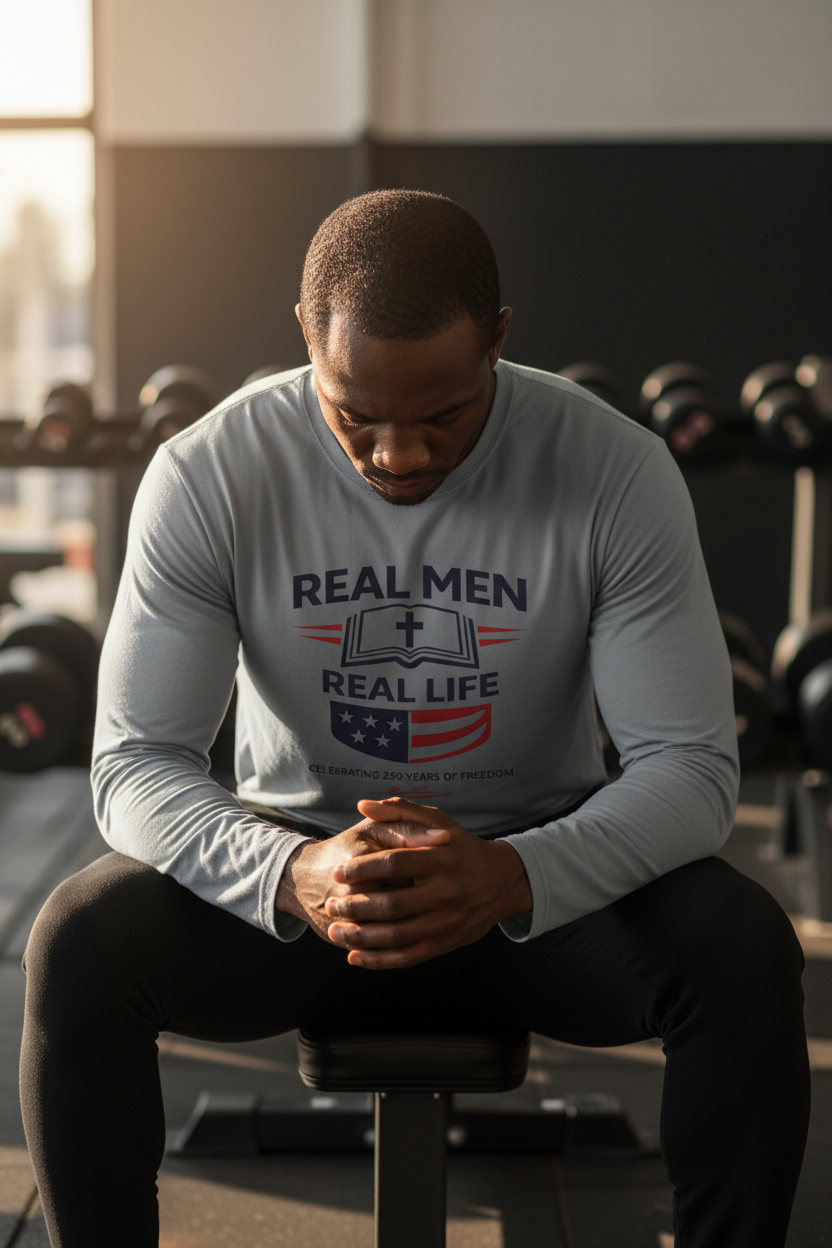 RMRL Silver Long Sleeve - Gym Prayer Hero
