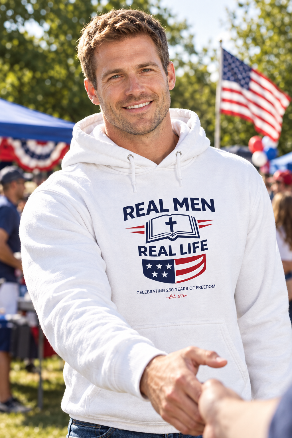 White - 4th of July Rally Hero